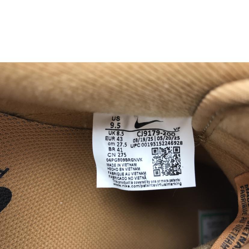 NIKE ナイキ/AIR FORCE 1 ’07 WB/CJ9179-200//Aランク/51