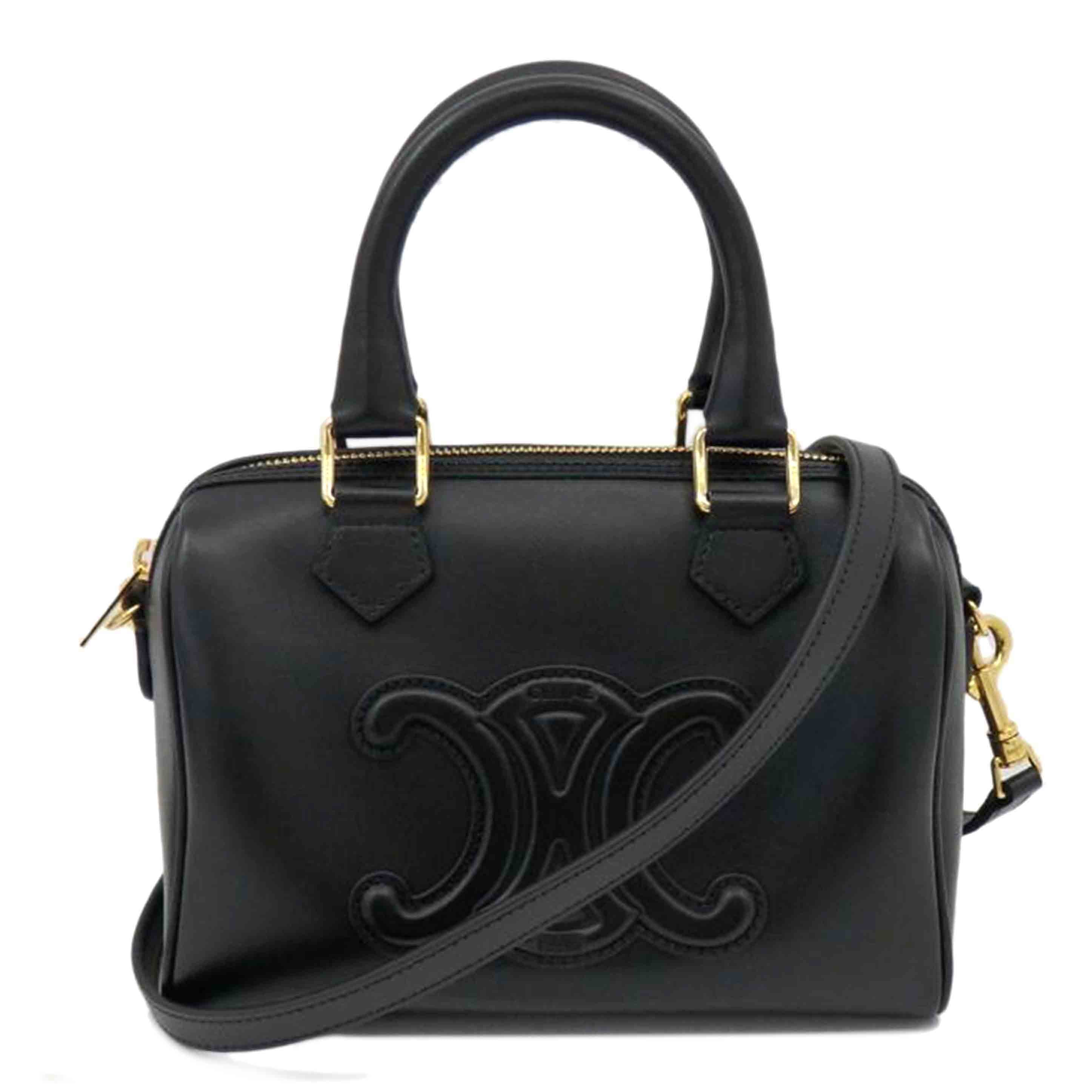 CELINE セリーヌ/スモールミニボストン/2way/スムースカーフスキン/113773DU3//W-D******/Aランク/77