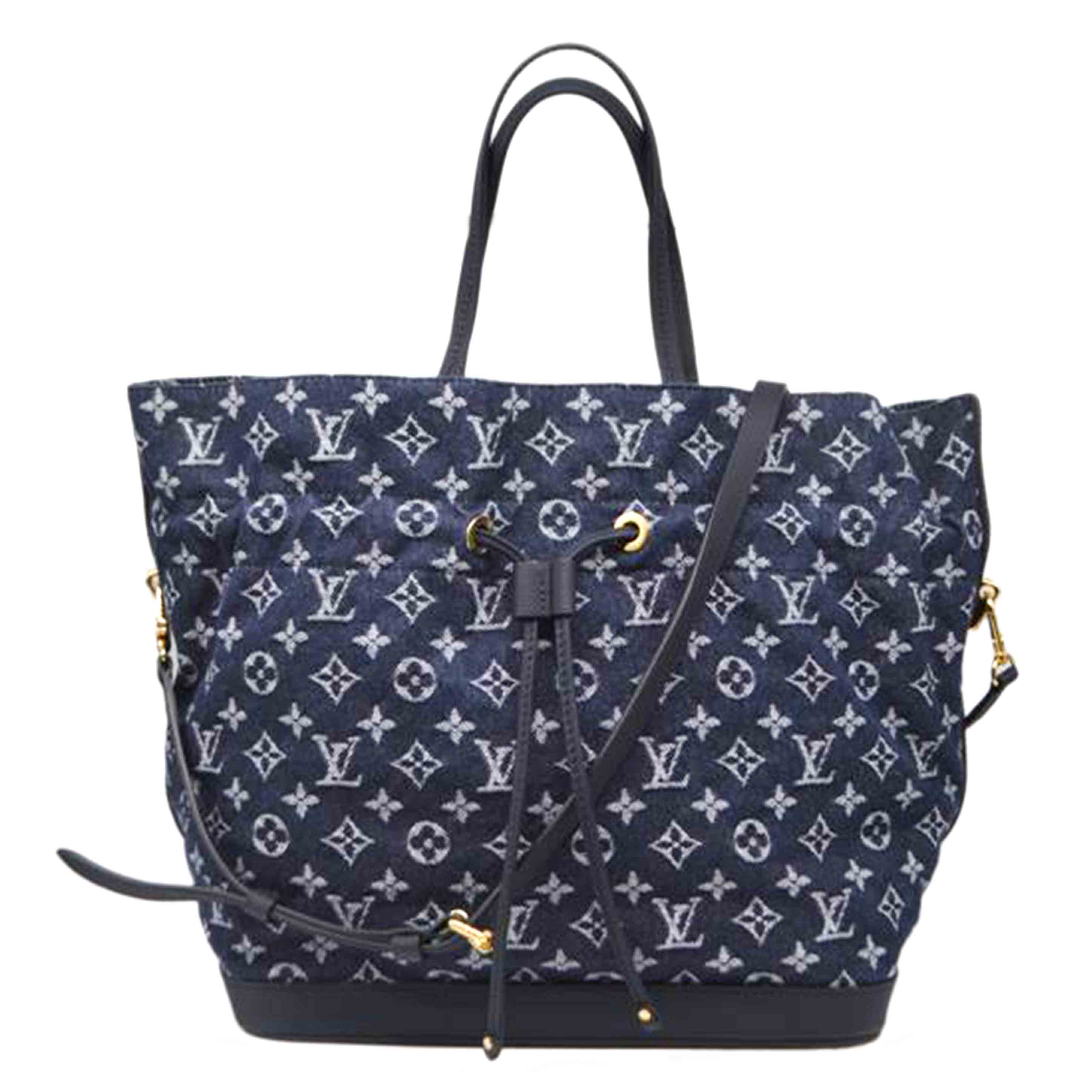 LV ルイヴィトン/ノエフルMM/モノグラム・デニム/グランブルー/M40869//TJ0***/Aランク/89