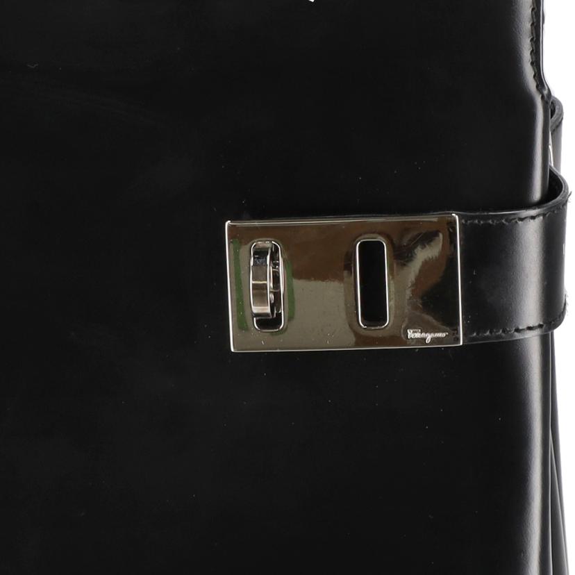 Ferragamo フェラガモ/ガンチーニレザーハンド2way/ブラック/AB-21 9350//ABランク/75