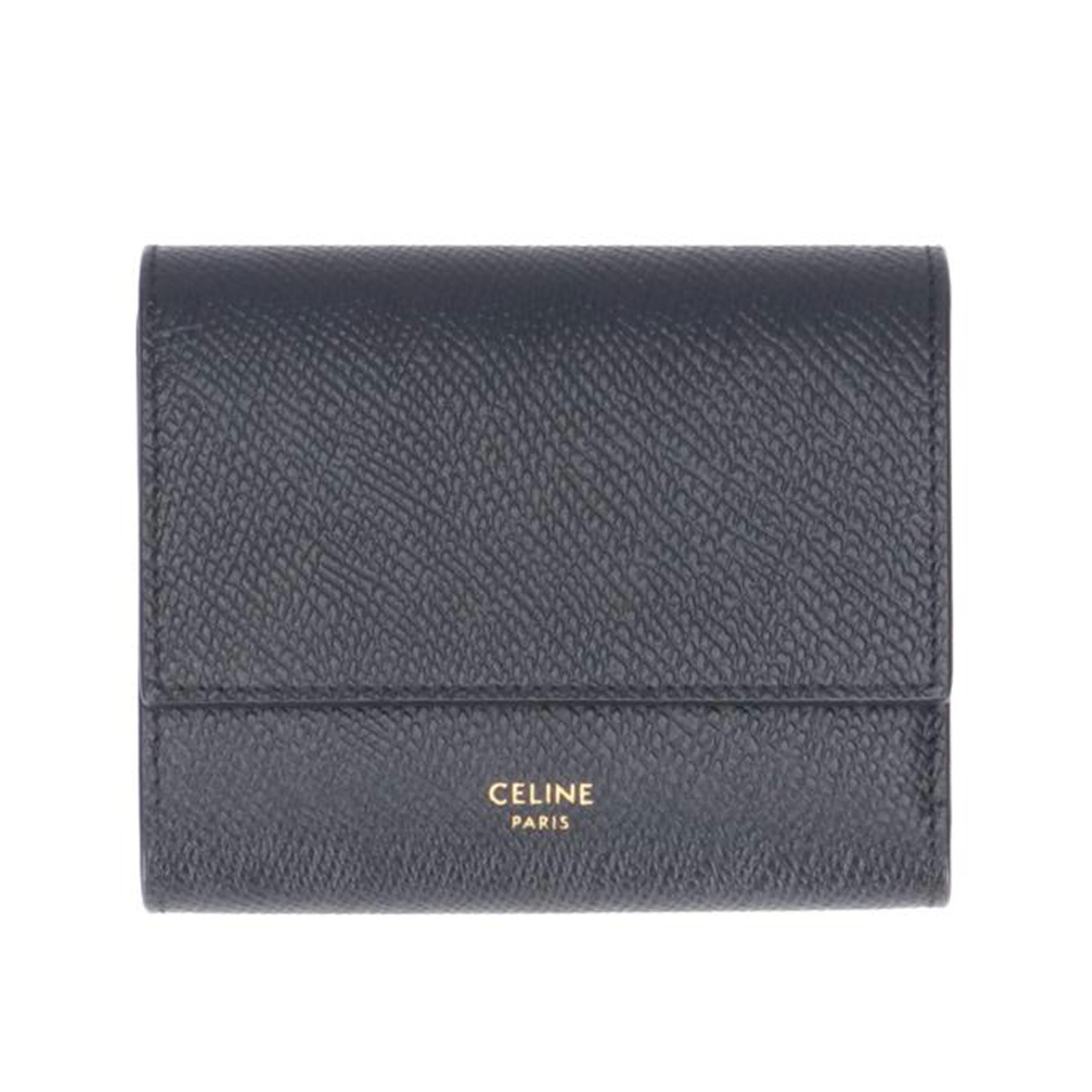 CELINE セリーヌ/スリーフォールドウォレット//W・I******/Aランク/91
