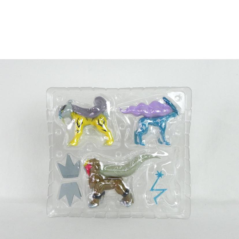 BANDAI バンダイ/ポケモンスケールワールド ライコウ&エンテイ&スイクン//Aランク/81