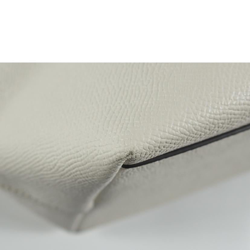 COACH コーチ/トート/クロスグレンレザー/チョーク/F58846//Bランク/79