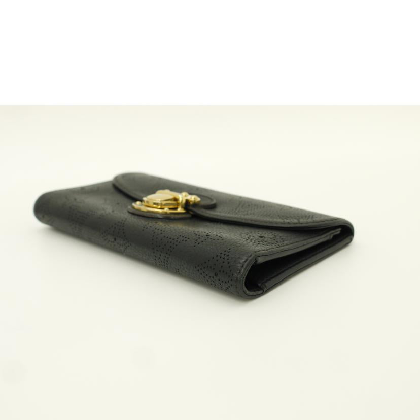LOUIS VUITTON LV/ポルトフォイユ・アメリア/マヒナ/ノワール/M95549//TH0***/Bランク/69