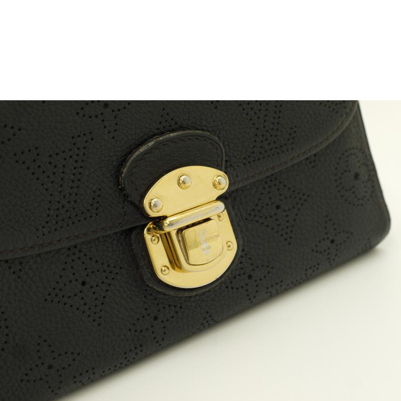 LOUIS VUITTON LV/ポルトフォイユ・アメリア/マヒナ/ノワール/M95549//TH0***/Bランク/69