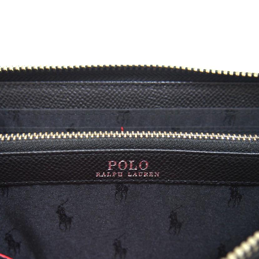 RALPH LAUREN ラルフローレン/RALPH LAUREN レザーラウンドファスナーウォレット//ABランク/71