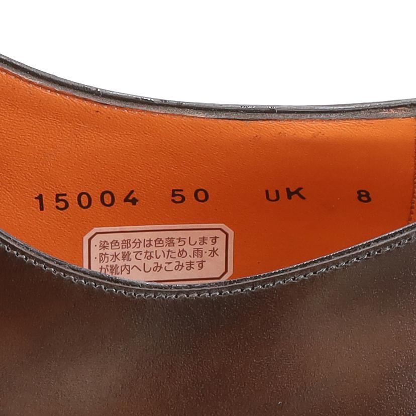 Santoni サントーニ/ストレートチップ/レザーシューズ/ダークブラウン/15004//Aランク/18