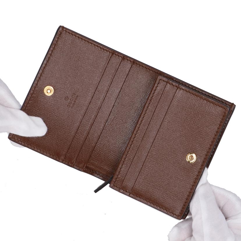 GUCCI グッチ/GGスプリームハートモチーフコンパクトウォレット/648848//095*/Aランク/91