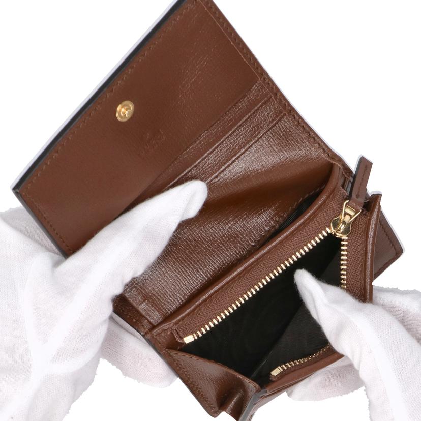 GUCCI グッチ/GGスプリームハートモチーフコンパクトウォレット/648848//095*/Aランク/91