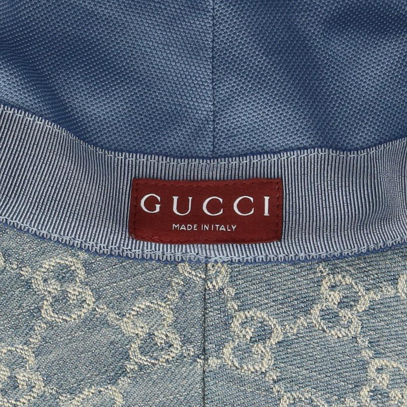 GUCCI グッチ/ホースビット/GGデニムバケットハット/836220 3HBCY//サイズ:L(58)/Aランク/91
