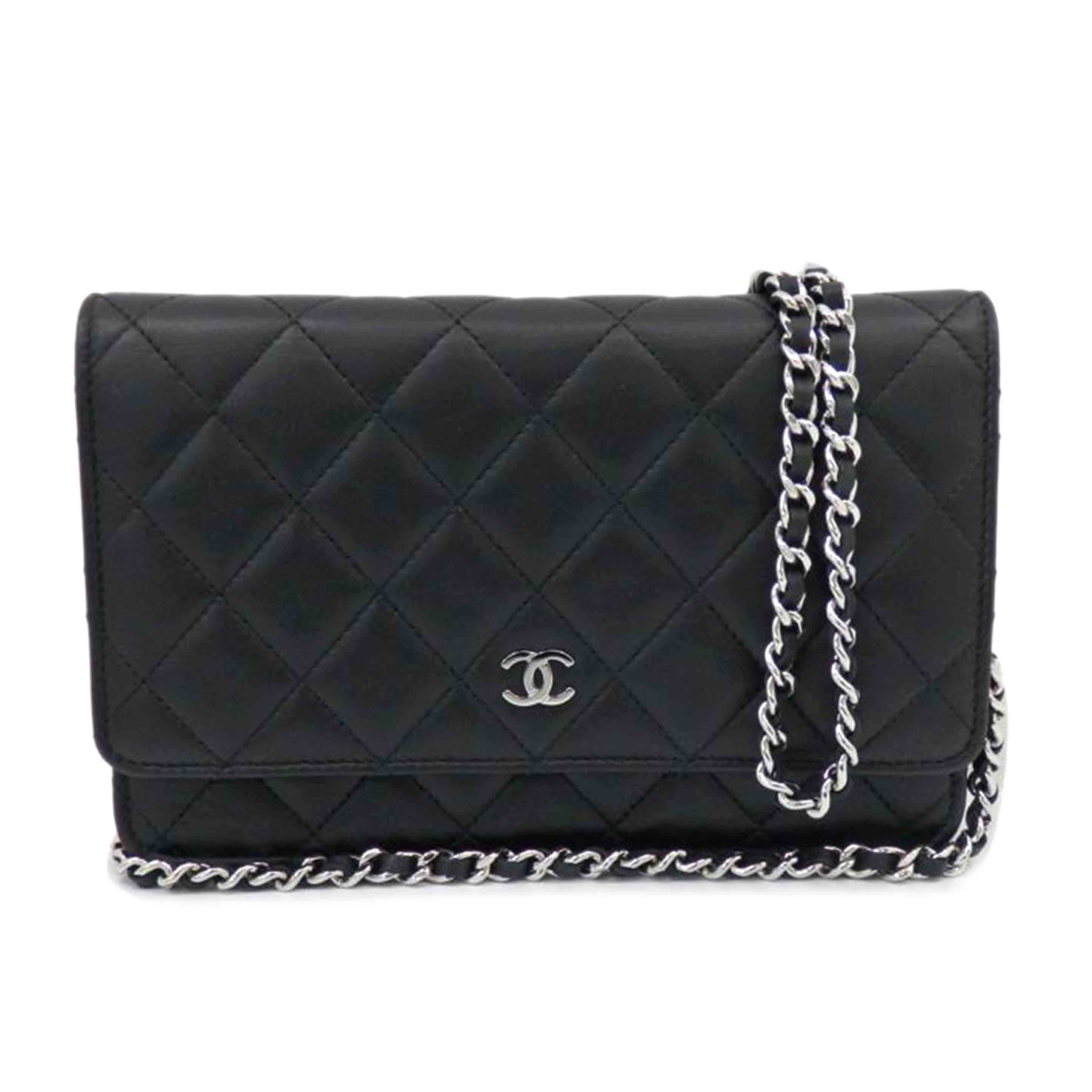 CHANEL シャネル/マトラッセラムスキンチェーンウォレット/AP0250//U91*****/SAランク/77