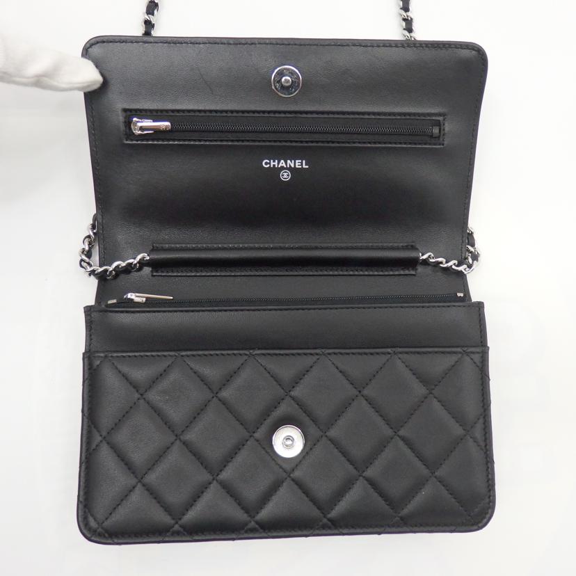 CHANEL シャネル/マトラッセラムスキンチェーンウォレット/AP0250//U91*****/SAランク/77