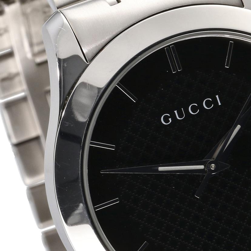 GUCCI GUCCI/Gタイムレス/黒文字盤/クォーツ/126.4//166*****/Aランク/78