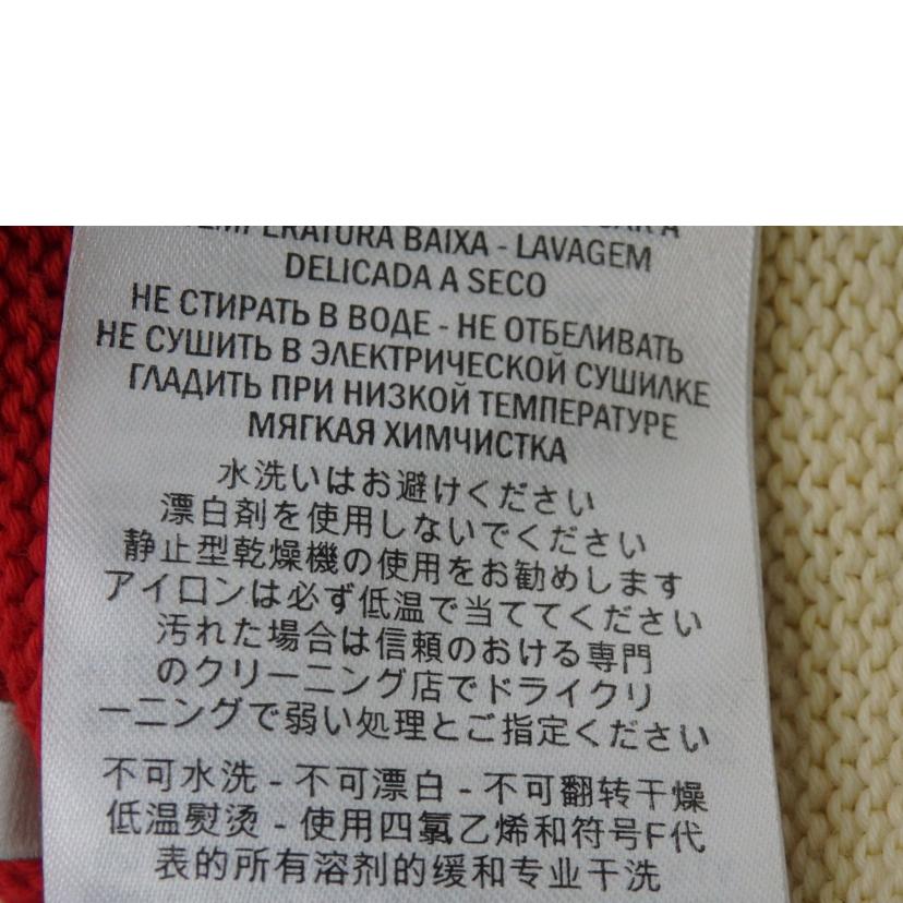 GUCCI グッチ/インターロッキングG/長袖ニット/ストライプ/赤×緑/CA37394/CA14517//Aランク/84