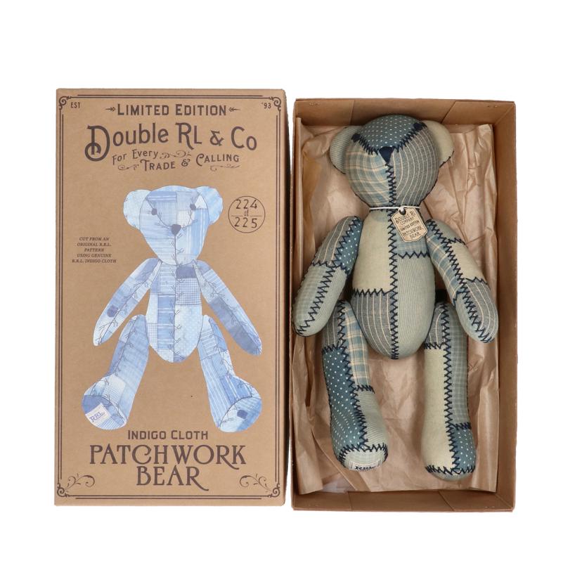 RALPH LAUREN ラルフローレン/RRL LIMITED EDITION インディゴパッチワークベア/417914816001//249/250/Aランク/91