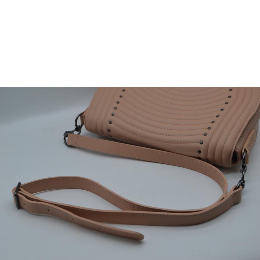 LONG CHAMP ロンシャン/カヴァルケードスタッズレザーショルダー/L1396 HLO//210****/Aランク/89