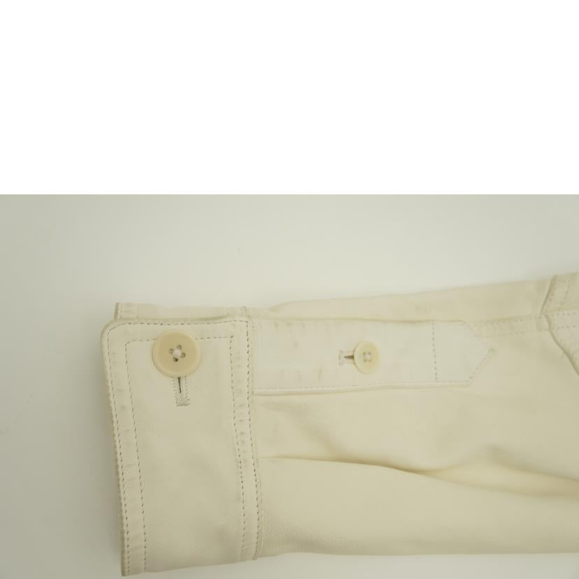 RALPH LAUREN ラルフローレン/RALPH LAUREN 羊革 レザージャケット WH//Bランク/78