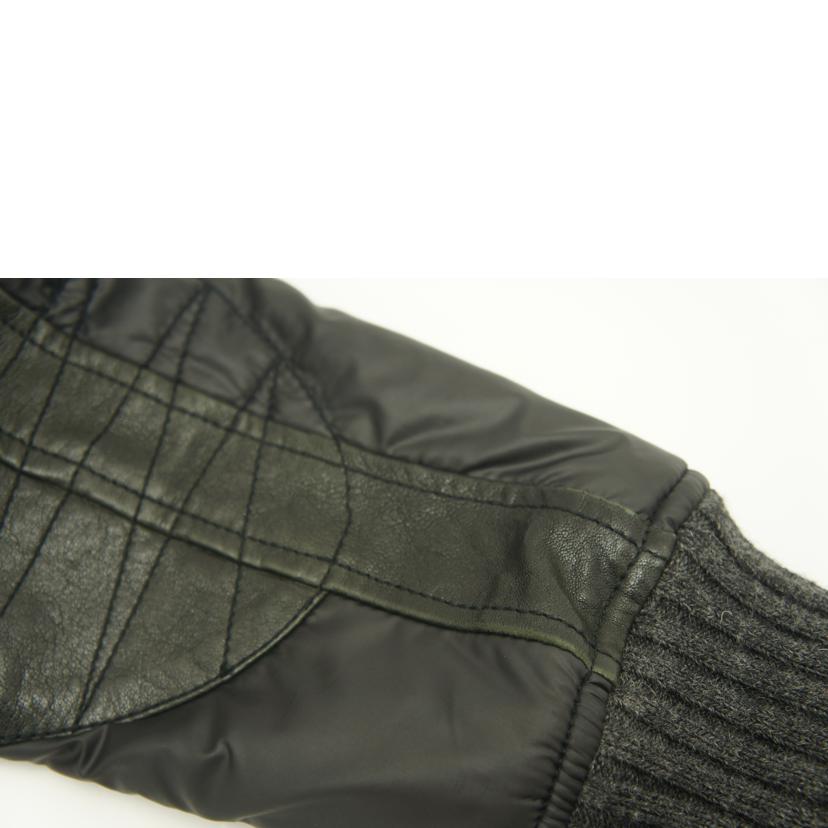 DOLCE&GABBANA ドルチェアンドガッバーナ/DOLCE&GABBANA レザー 切替 ブルゾン//Bランク/78