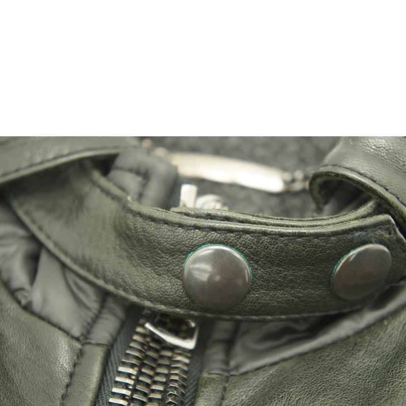 DOLCE&GABBANA ドルチェアンドガッバーナ/DOLCE&GABBANA レザー 切替 ブルゾン//Bランク/78