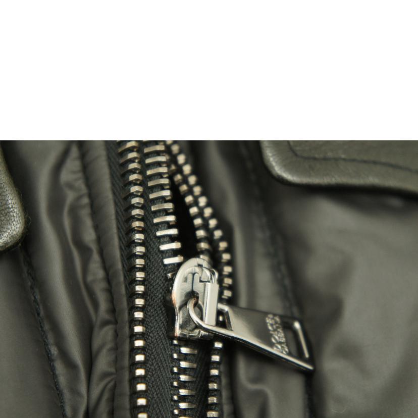 DOLCE&GABBANA ドルチェアンドガッバーナ/DOLCE&GABBANA レザー 切替 ブルゾン//Bランク/78