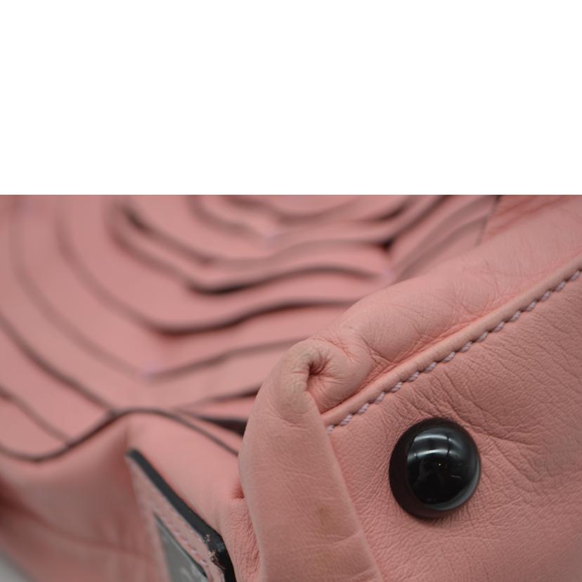 VALENTINO ヴァレンティノ/ローズオールレザーハンド/サーモンピンク//BFA*********/Bランク/89