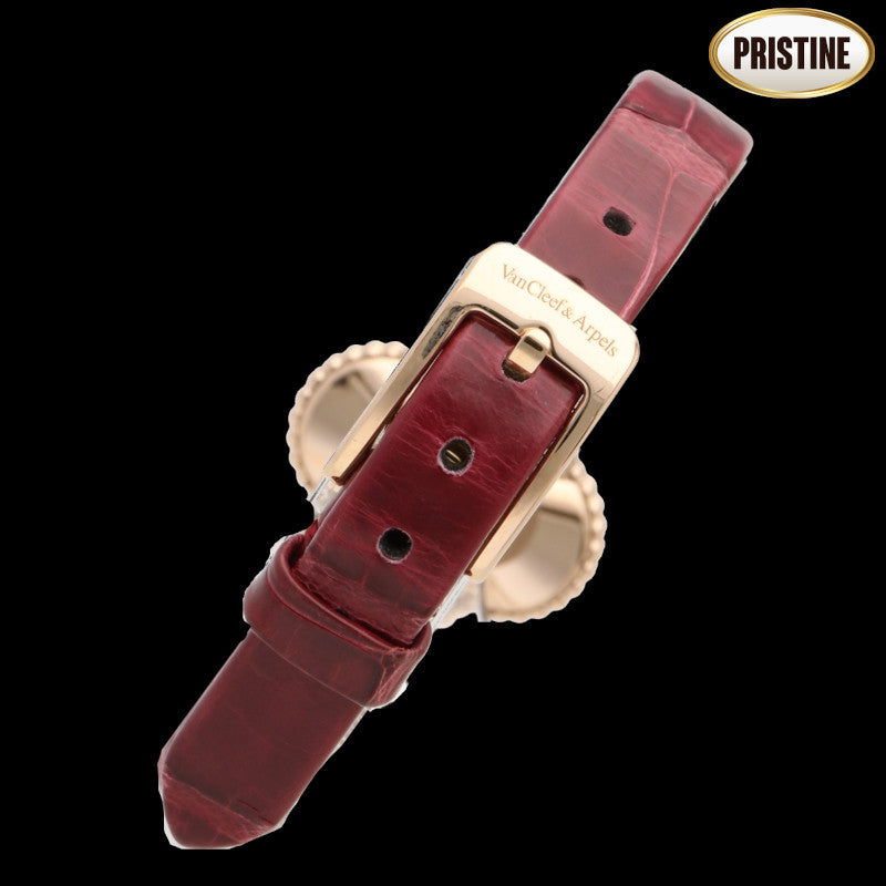 Van Cleef & Arpels ヴァンクリーフ&アーペルズ/スウィートアルハンブラウォッチ・ホワイトシェル×RG/クオーツ/VCARO8SF00//HH1*****/SAランク/75