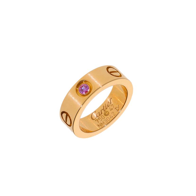 Cartier カルティエ/K18PG/ピンクサファイア/ピンクゴールド#7号/B4064450//NM3042iy/ABランク/19