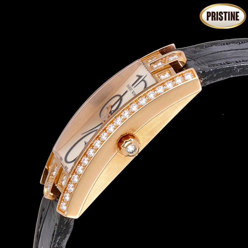 HARRY WINSTON ハリーウィンストン/アヴェニューCミニ・ダイヤベゼル/RG/クオーツ/AVCQHM16RR005//059***/SAランク/75