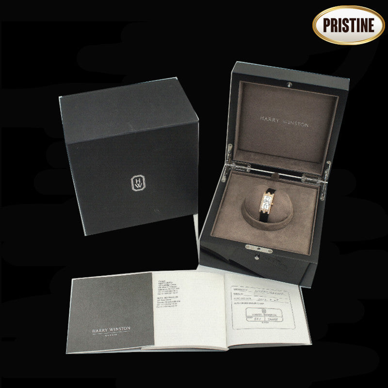 HARRY WINSTON ハリーウィンストン/アヴェニューCミニ・ダイヤベゼル/RG/クオーツ/AVCQHM16RR005//059***/SAランク/75