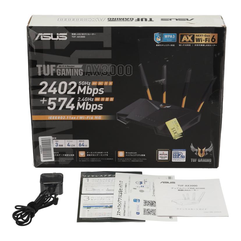 ASUS エイスース /無線LANルーター/TUF Gaming /TUF-AX3000//M6IJJA000086/Bランク/69