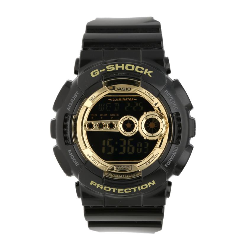 CASIO カシオ/G-SHOCK/ビッグフェイス/ブラック&ゴールド/GD-100GB-1JF//326*/Aランク/94