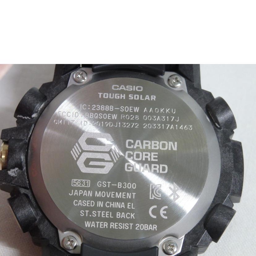 CASIO カシオ/G-SHOCK/GST-B300B-1AJF/G-STEEL/カーボンコアガード構造/GST-B300B-1AJF//Aランク/84