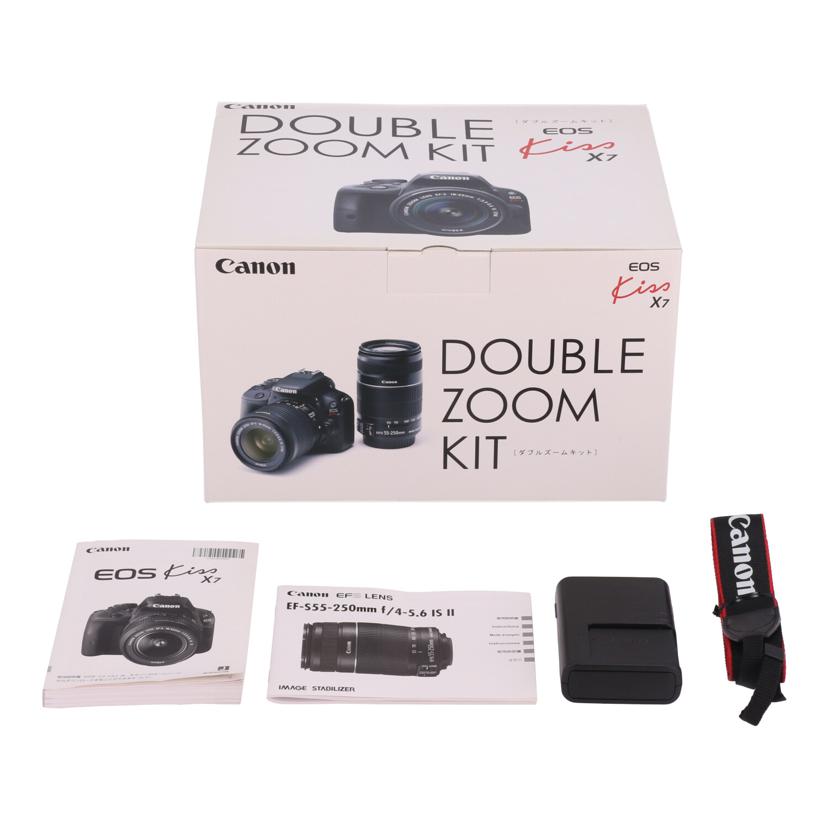 Canon キヤノン /デジタル一眼 ダブルズームキット/EOS Kiss X7 ダブルズームキット//021074014876/Bランク/03