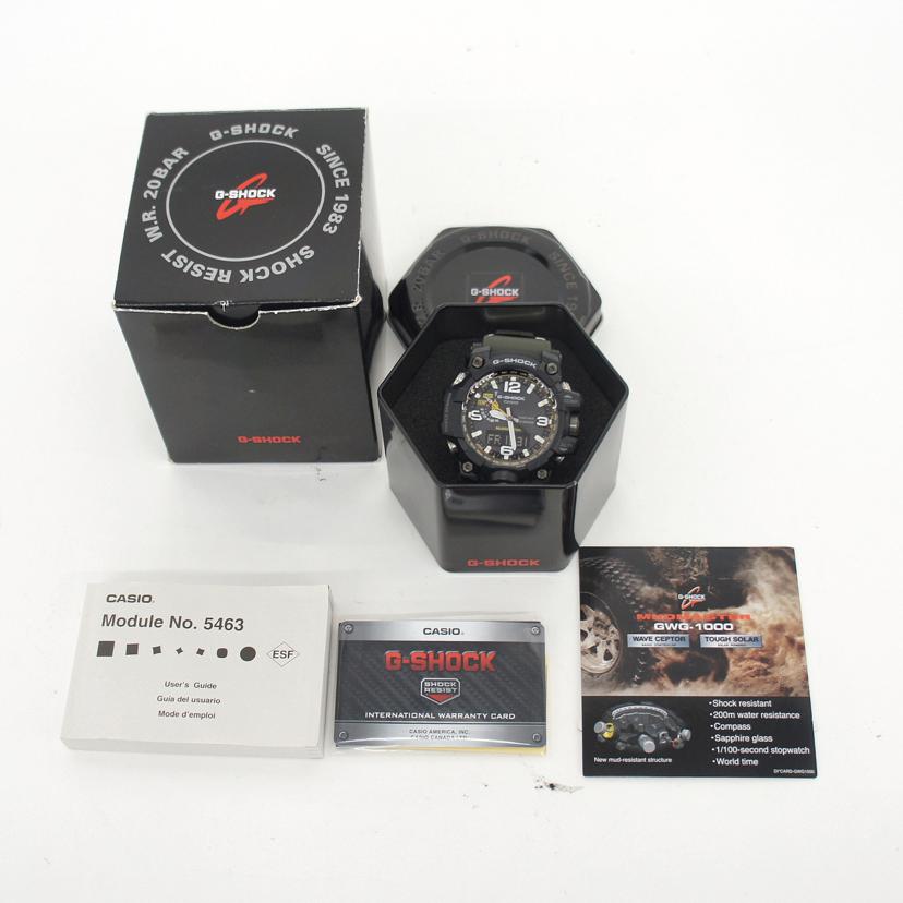 CASIO カシオ/G-CHOCK/マッドマスター/電波ソーラー/GWG-1000-1A3CR//201*****/Aランク/06