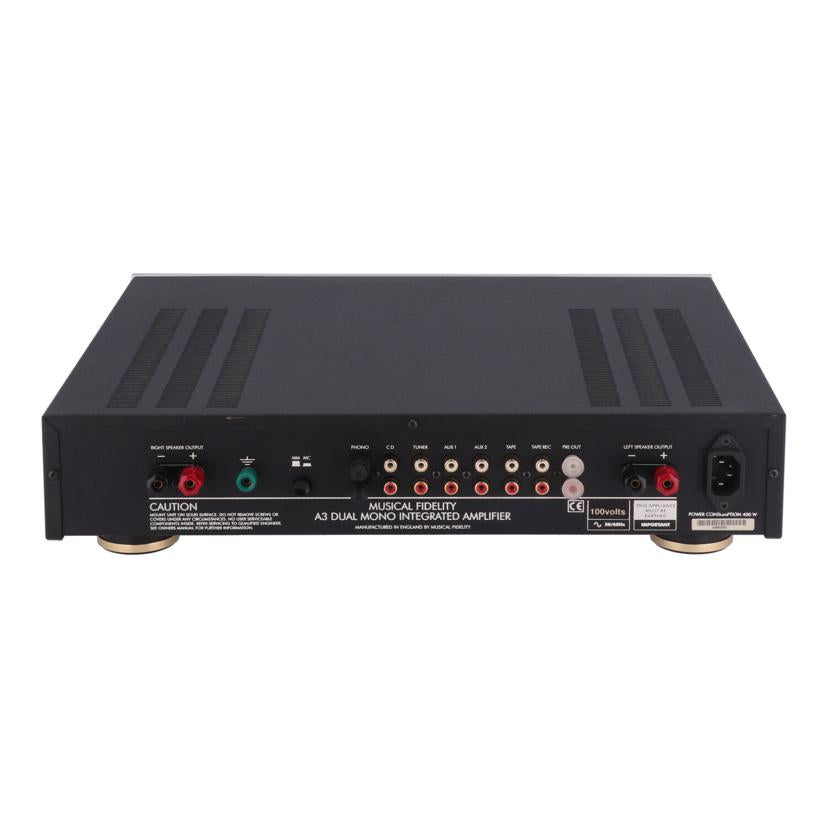 Musical Fidelity ミュージカルフィデリティ/プリメインアンプ/A3/A3 //KB60052/Bランク/88