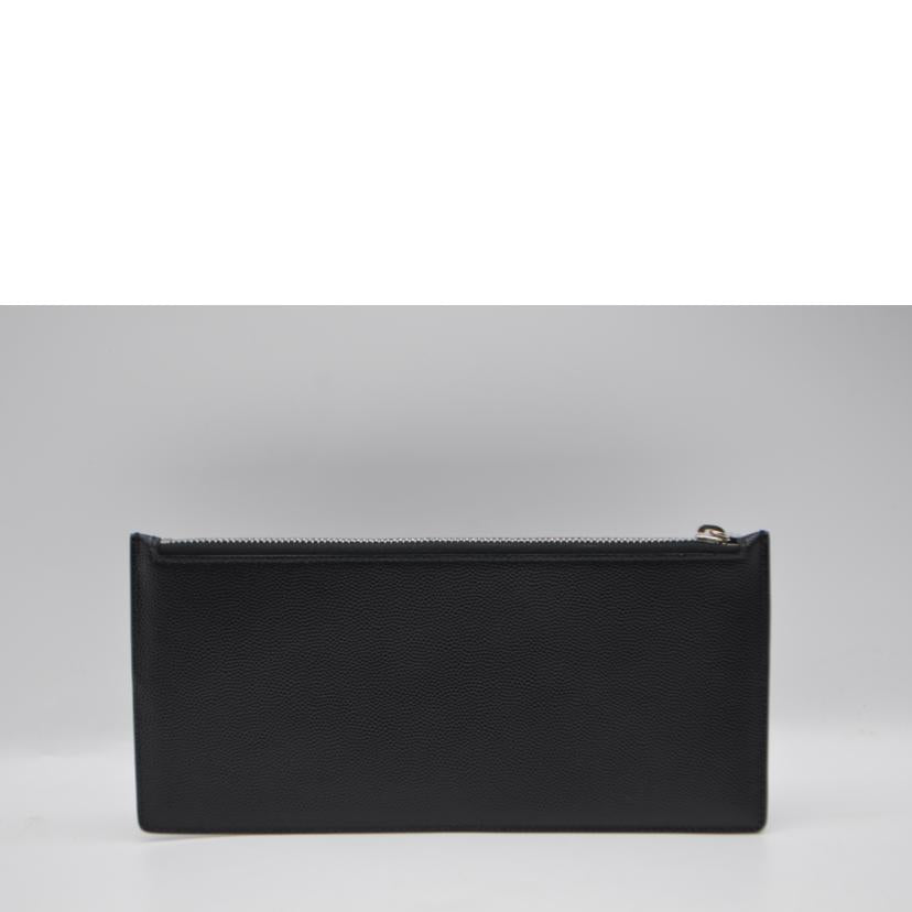 SAINT LAURENT サンローラン/フラグメントレザーウォレット/ノワール/560097//041*/Aランク/89