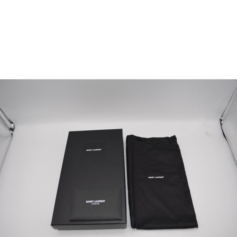 SAINT LAURENT サンローラン/フラグメントレザーウォレット/ノワール/560097//041*/Aランク/89