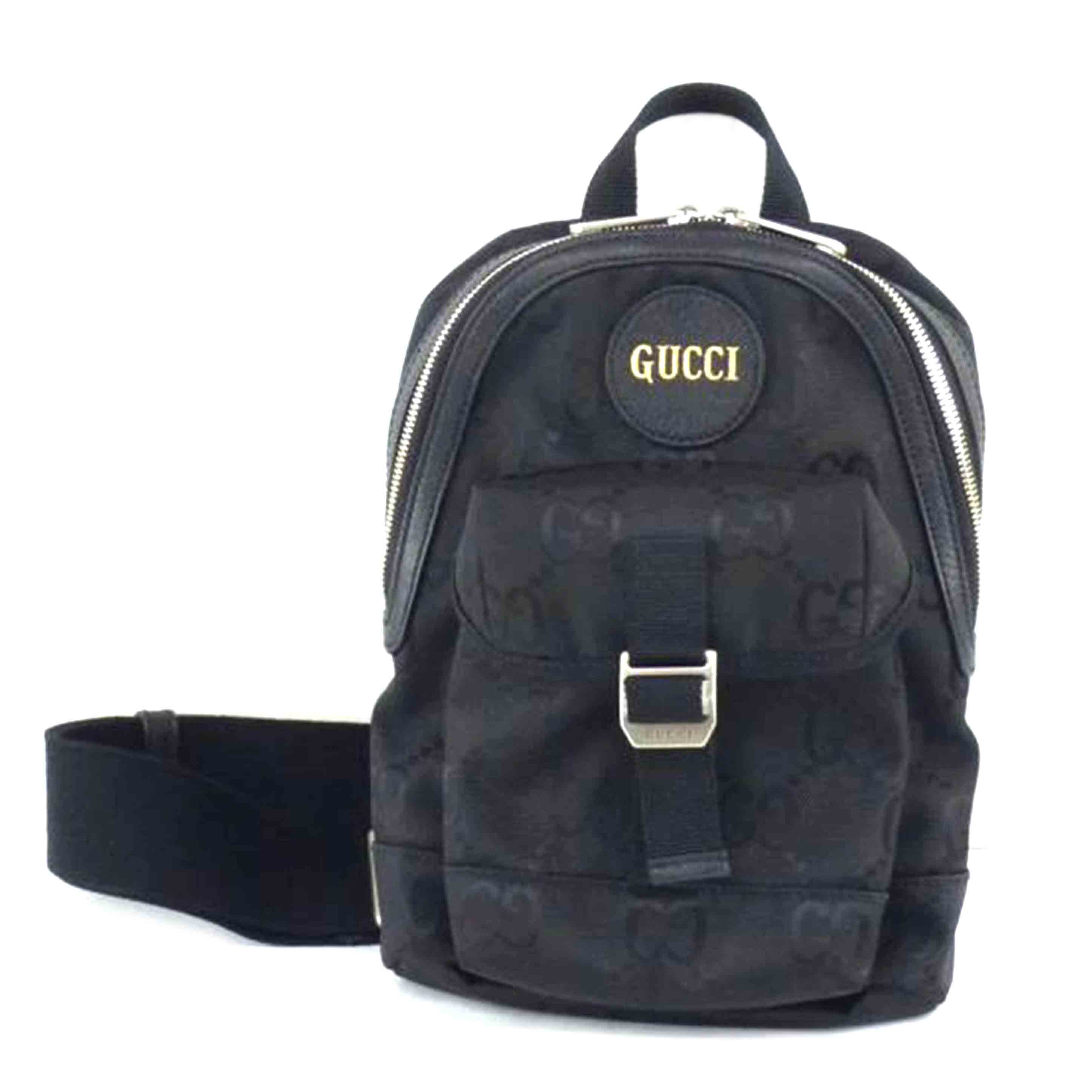 GUCCI グッチ/オフザグリッドスリングバックパック/ブラック/658631//204***/Aランク/64