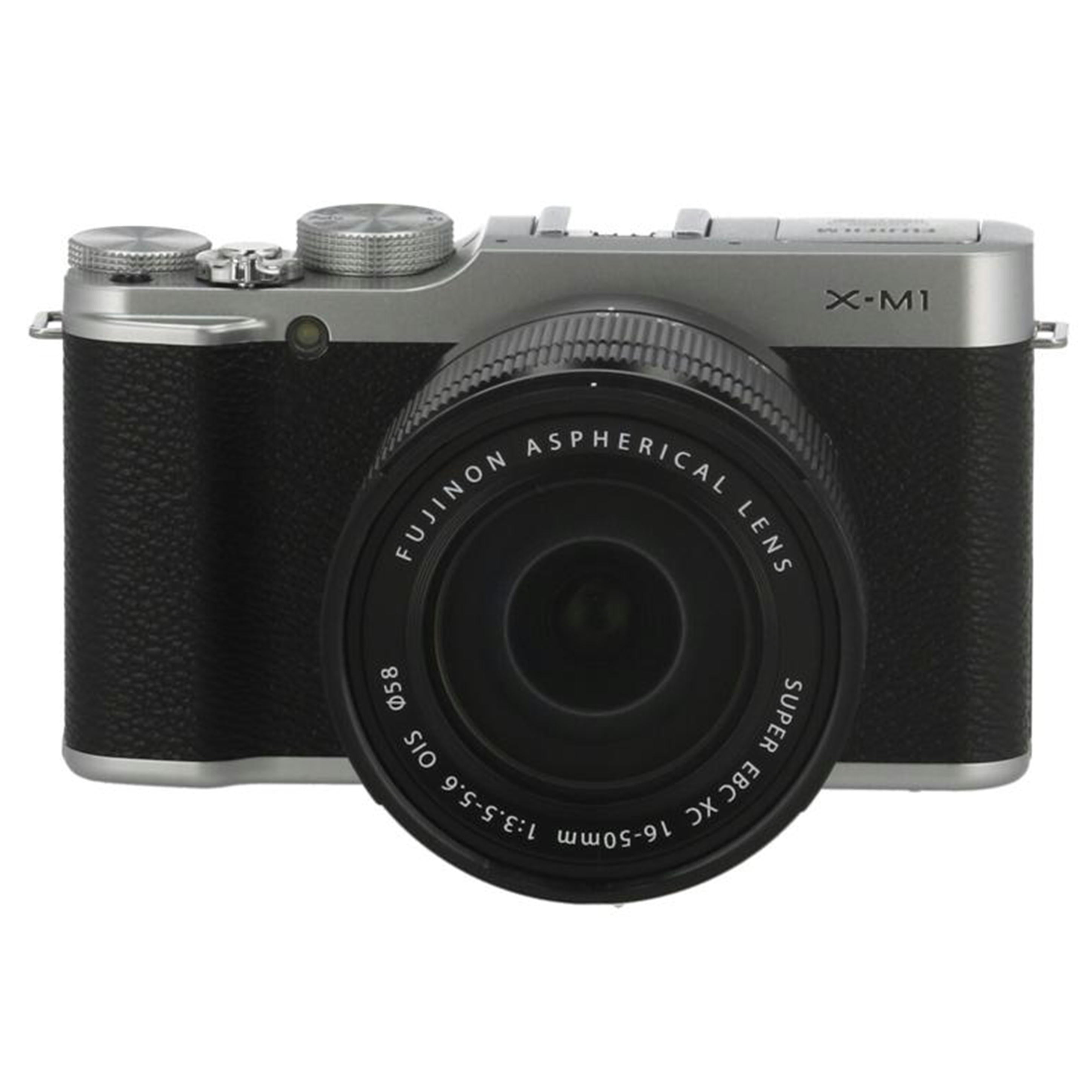 FUJIFILM ミラーレス一眼 X-M1 レンズキット シルバー F X-M1S/1650KIT