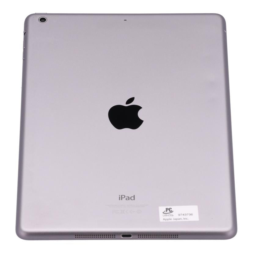 Apple アップル /iPad Air Wi-Fi 16GB 2013/MD785J/A//DMQN517XFK10/Bランク/82