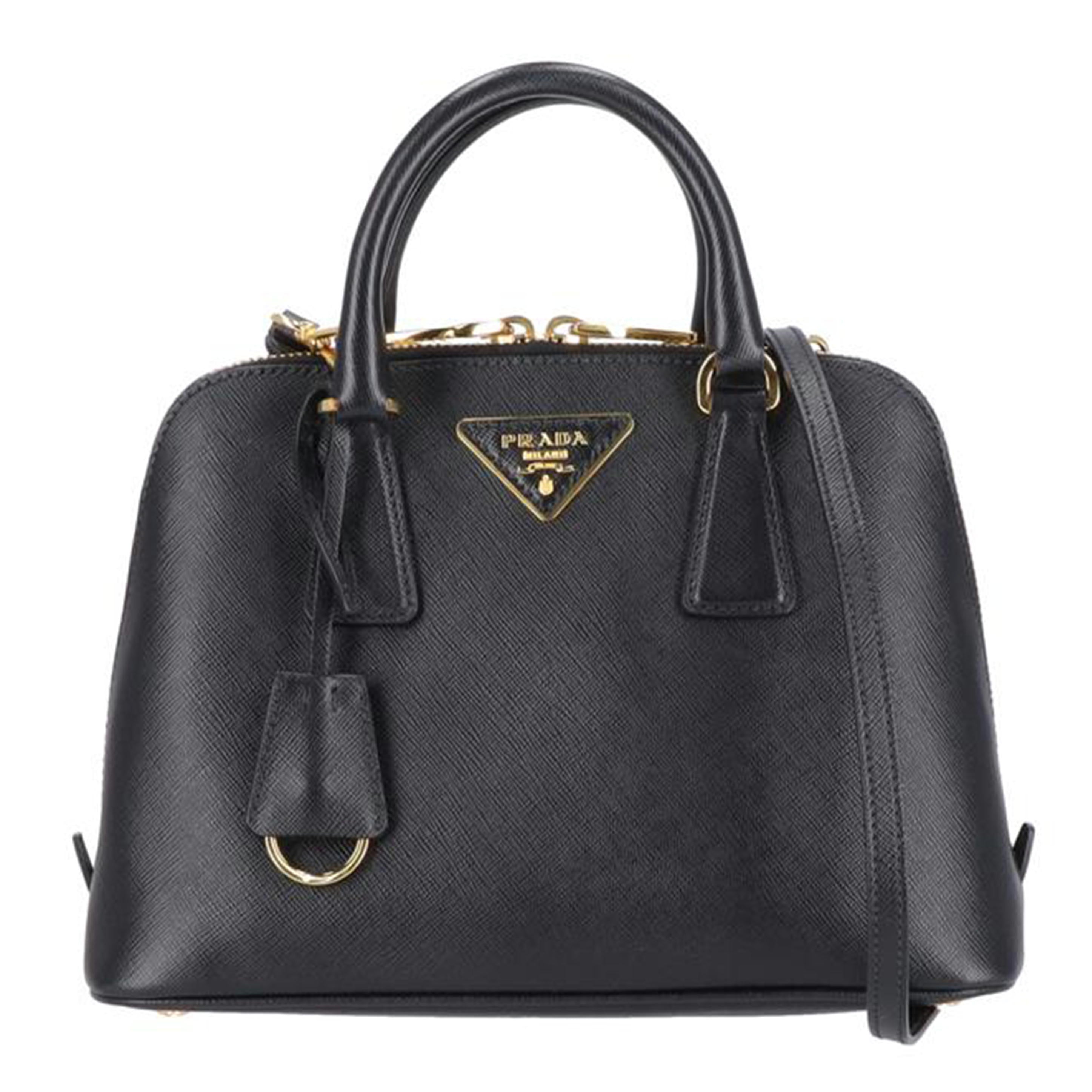 PRADA プラダ/サフィアーノリュクス2WAYショルダーバッグ/ブラック/BL0838//113***/SAランク/18