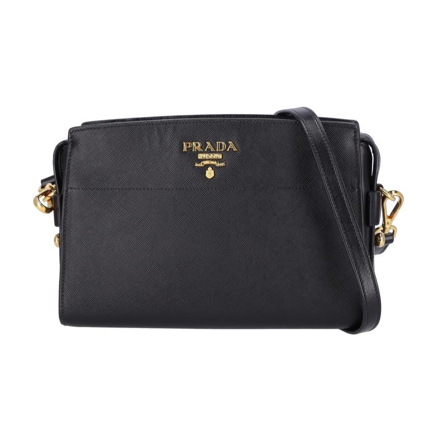 PRADA プラダ/サフィアーノ/ショルダーバッグ/ブラック/1BH104//204/SAランク/18