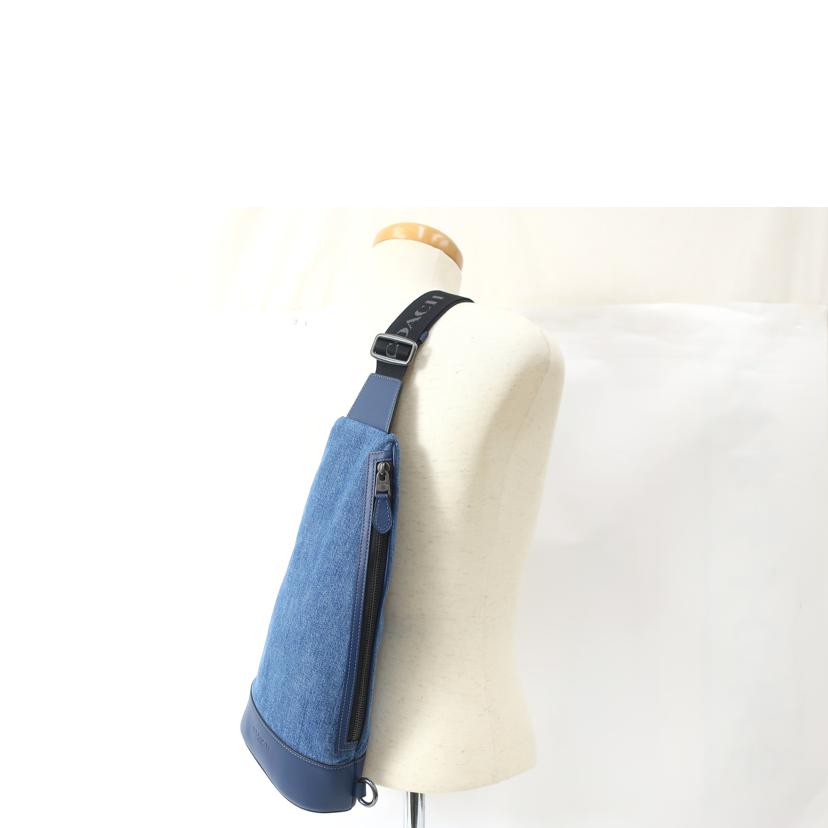 COACH コーチ/デニム ボディーバッグ デニムブルー/CB174//Aランク/65