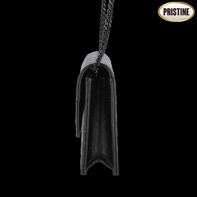 SAINT LAURENT サンローラン/カサンドラエンベロープチェーンウォレット/393953//112*/SAランク/18