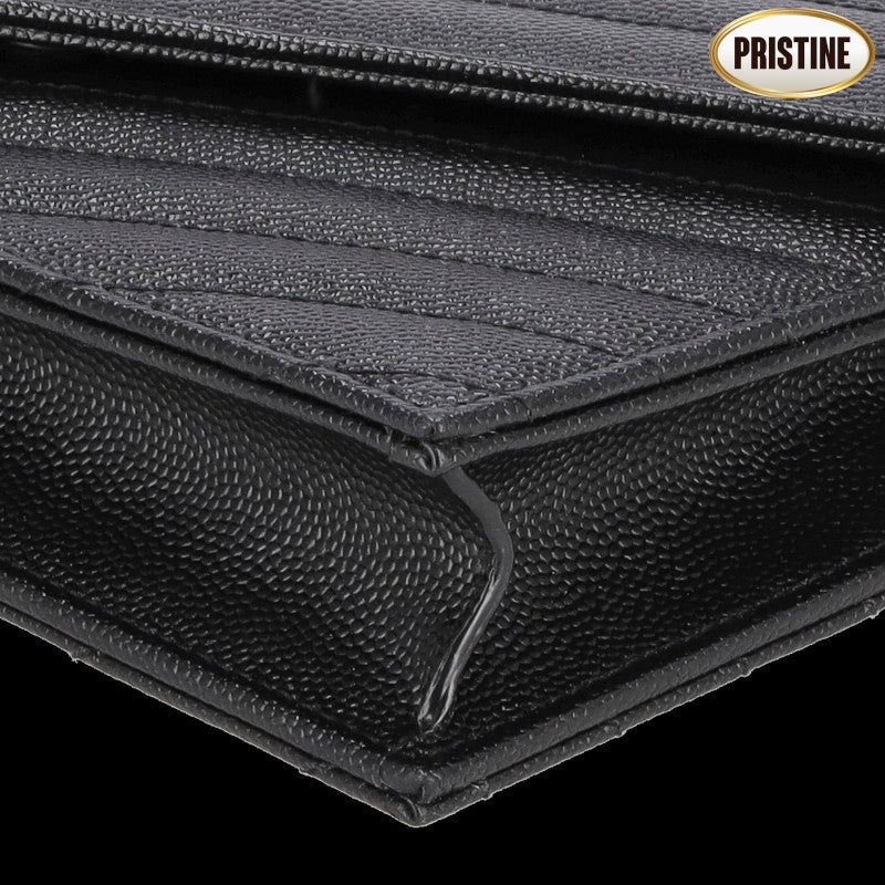 SAINT LAURENT サンローラン/カサンドラエンベロープチェーンウォレット/393953//112*/SAランク/18