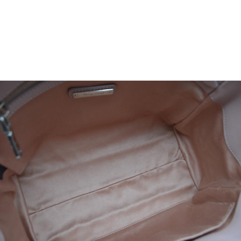 miu miu ミュウミュウ/マテラッセナッパクリスタル2wayレザーハンド/オパール/5BA067//158/Aランク/89