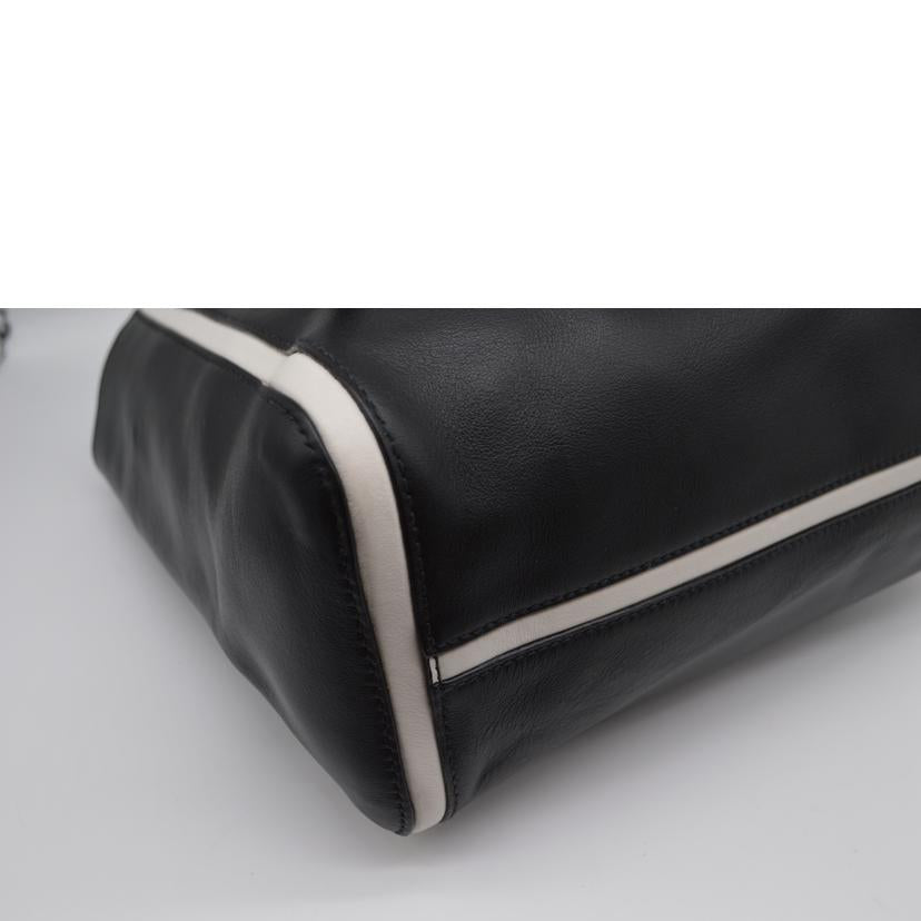 PRADA プラダ/ウーヴェルチュールミディアム2wayレザートート/ネロ/1BG233//177/Aランク/89