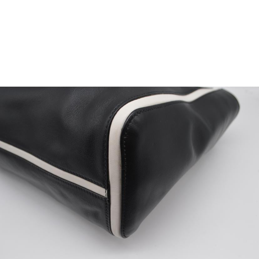 PRADA プラダ/ウーヴェルチュールミディアム2wayレザートート/ネロ/1BG233//177/Aランク/89