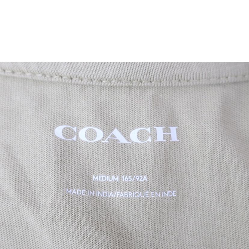 COACH コーチ/ロゴTシャツ Mサイズ ダスティグリーン/CR035//Aランク/65