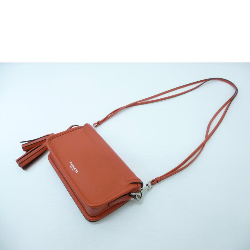 COACH コーチ/レザーフリンジショルダーバッグ/G12**/ABランク/88